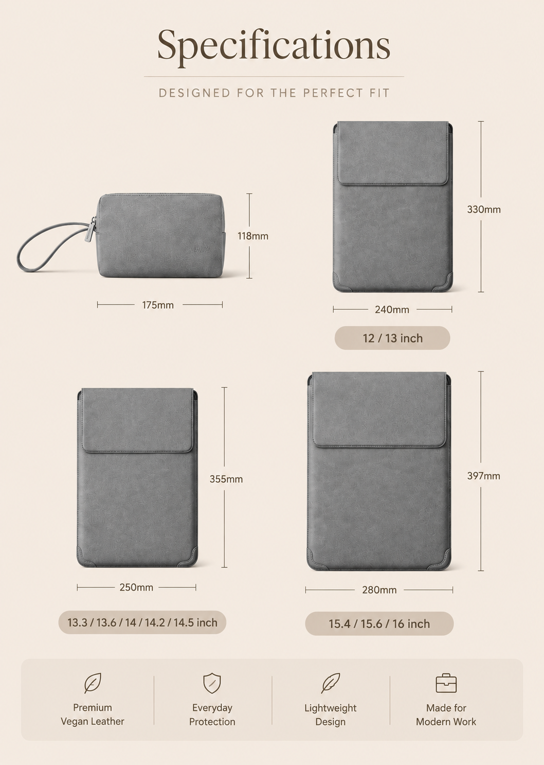Gray, Dark Gray, Khaki